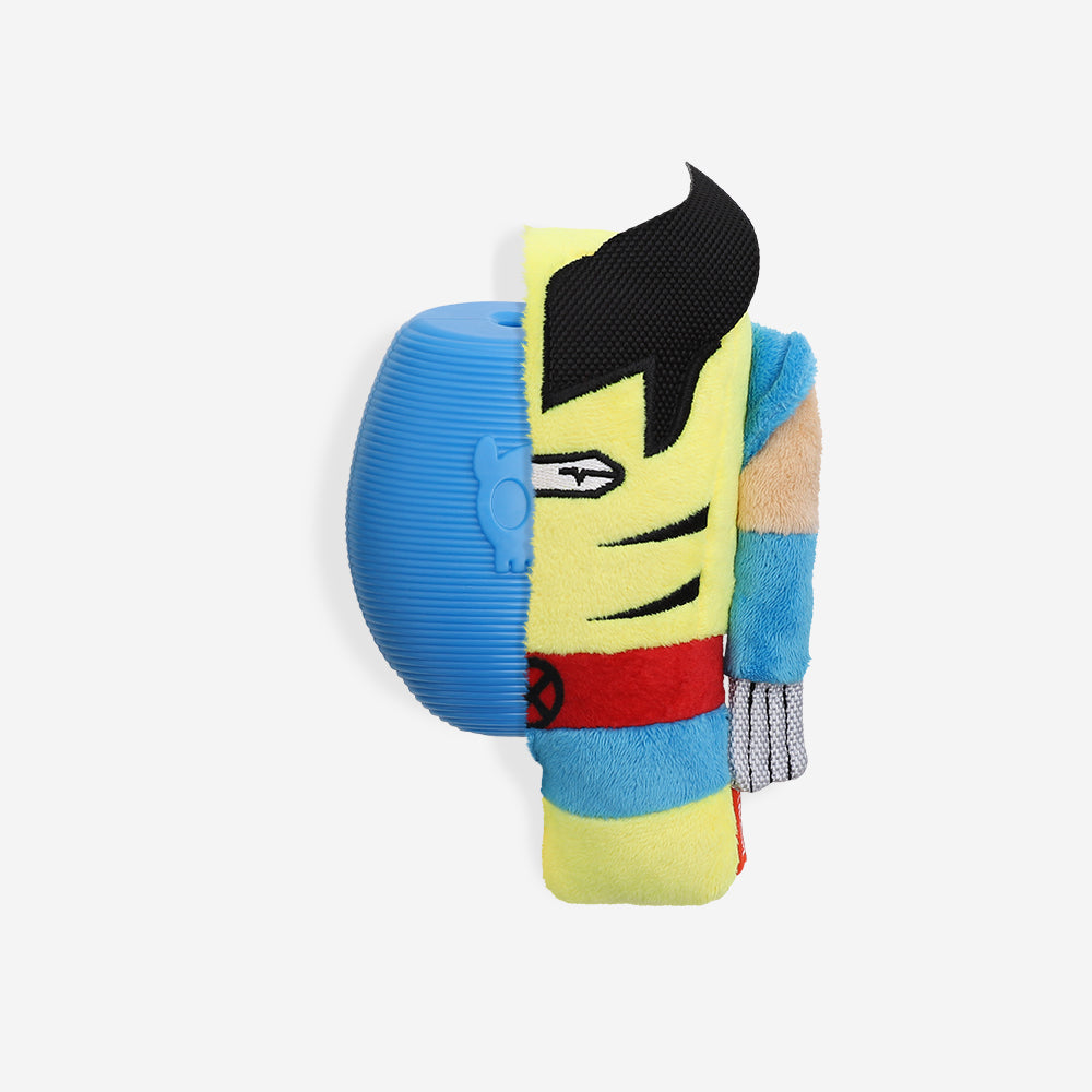 wolverine | 2 in 1 plush squeaky toy wolverine | 2 in 1 plush squeaky toy